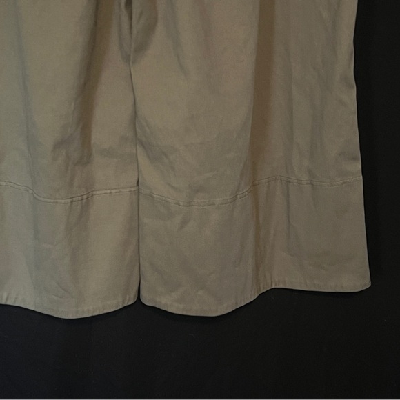 SPANX Super Smooth Stretch Twill Cropped Wide Leg Pants Size 2X Green - Picture 5 of 9